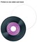 Carson Dellosa 45-Piece Vinyl Records Cutouts, Colorful Cardstock Disco Groovy Party Decorations, Retro Cut-Outs for Bulletin Board, Birthday Party, and Classroom Decor